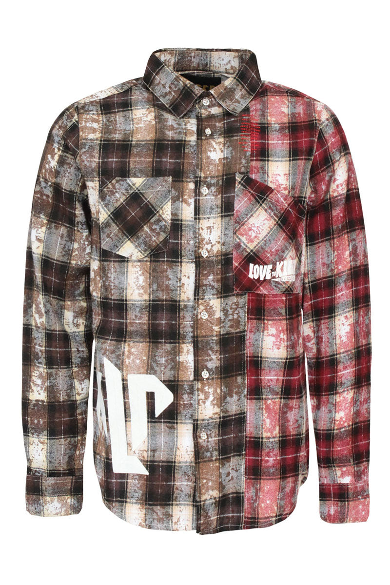 Two Tone Flannel Shirt