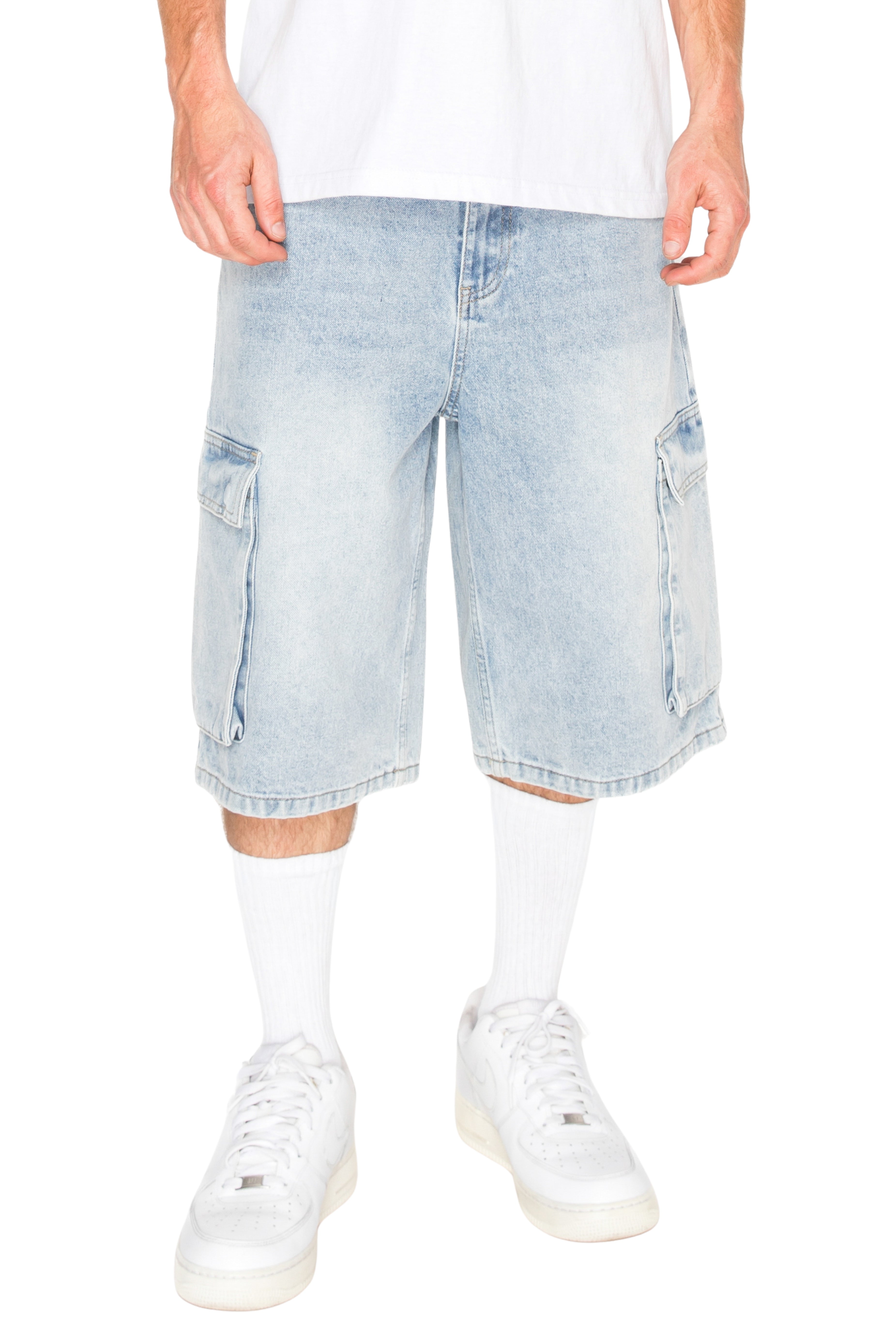 Men's VAULT Baggy Fit Cargo Denim Shorts | VICTORIOUS – VICTORIOUSUSA