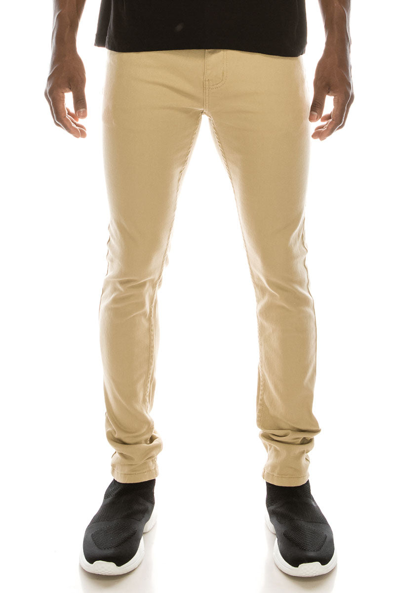 Ultra Stretch Skinny-Fit Color Jeans