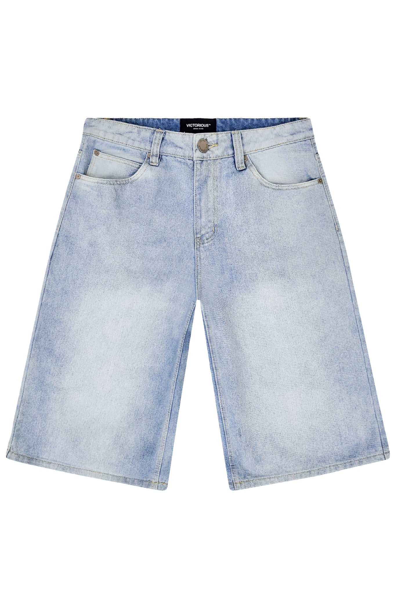 Baggy Fit Denim Shorts – VICTORIOUSUSA - Main Image