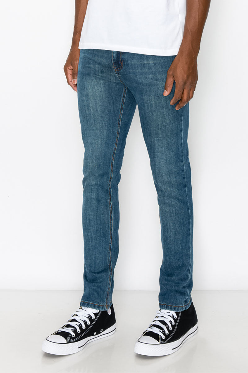 Essential Denim Skinny Jeans - Desert Blue
