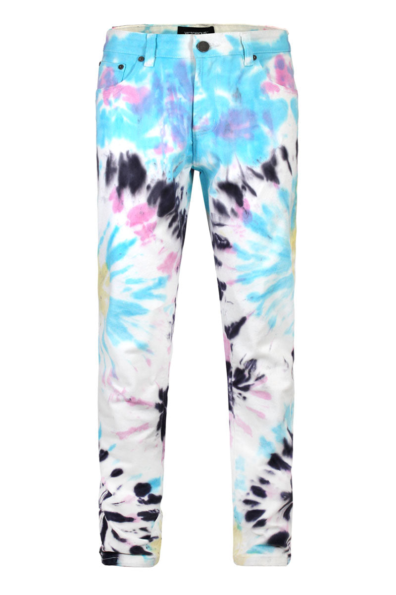 Spider Tie Dye Jeans – VICTORIOUSUSA