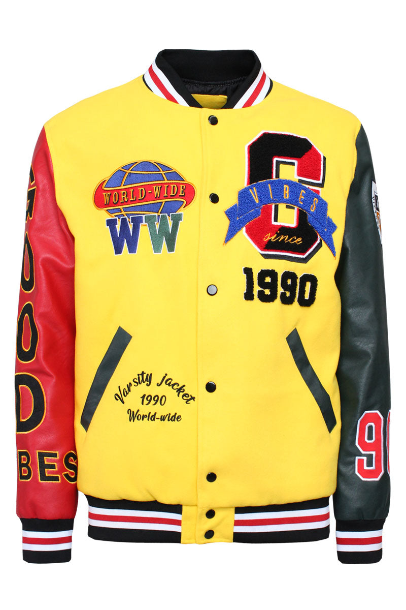 Good Vibes Varsity Jacket