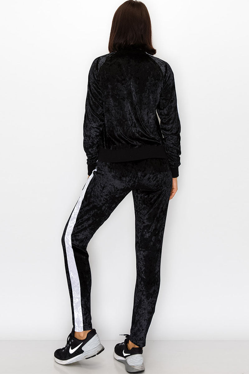 Women's Velvet Track Suit