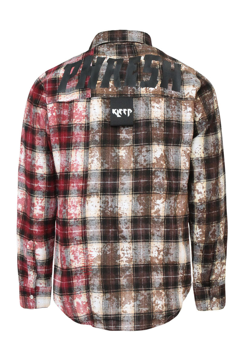 Two Tone Flannel Shirt