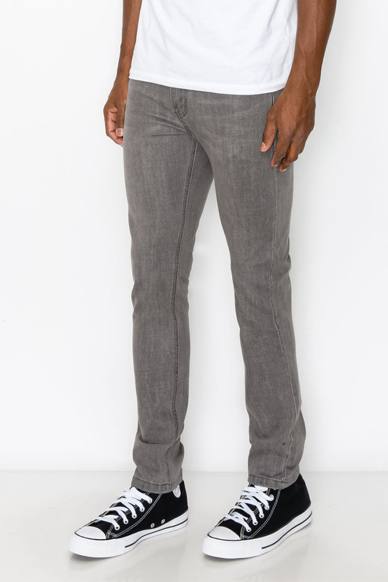 Essential Denim Skinny Jeans - Ash Grey