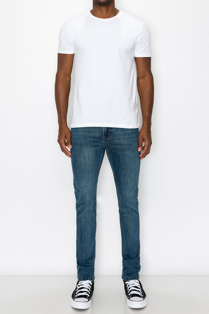 Essential Denim Skinny Jeans - Desert Blue