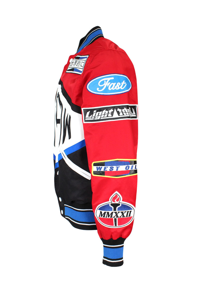 Racing varsity jacket