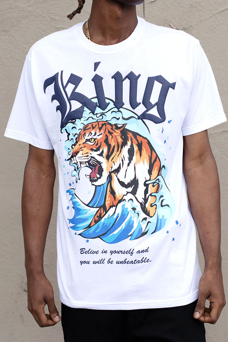 Wave Tiger King T-Shirts