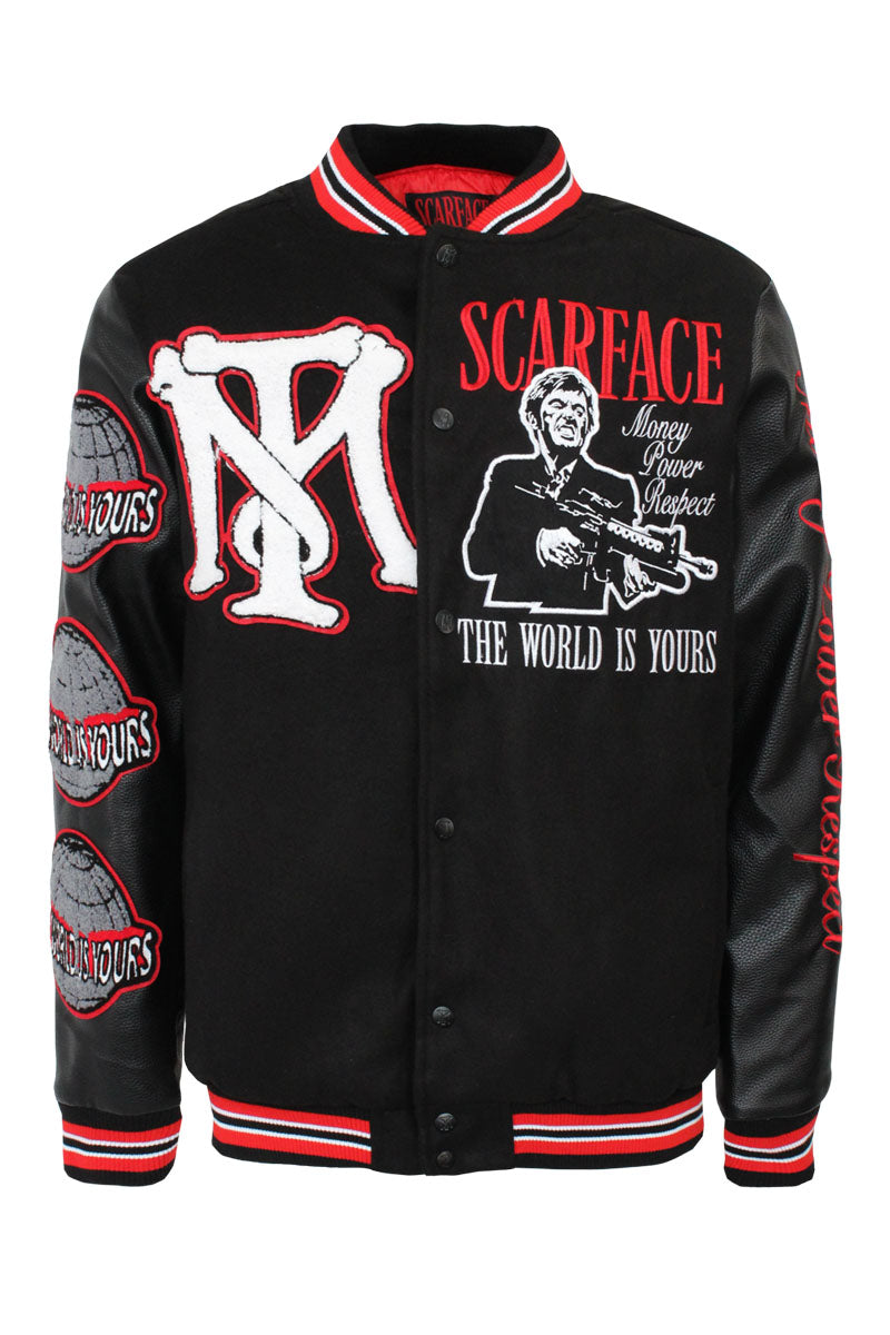 Scarface Wool Varsity Jacket