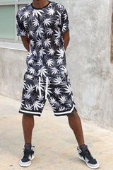 Air Mesh Leaf Basketball Shorts