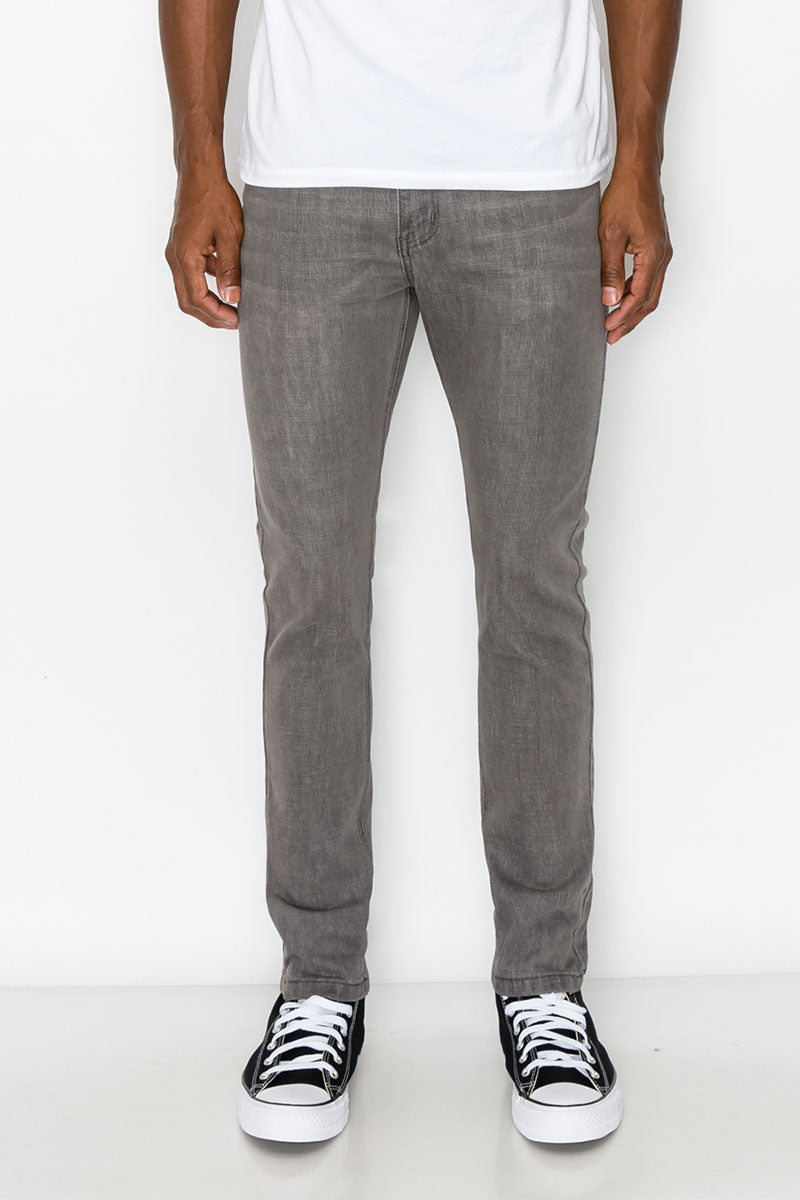 anuans Slim straight denim　GREY Mursaki Denim Slater Jean 34N-112