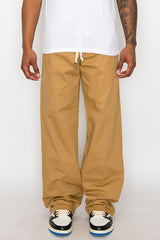 Baggy Fit Open Bottom Jogger Pants