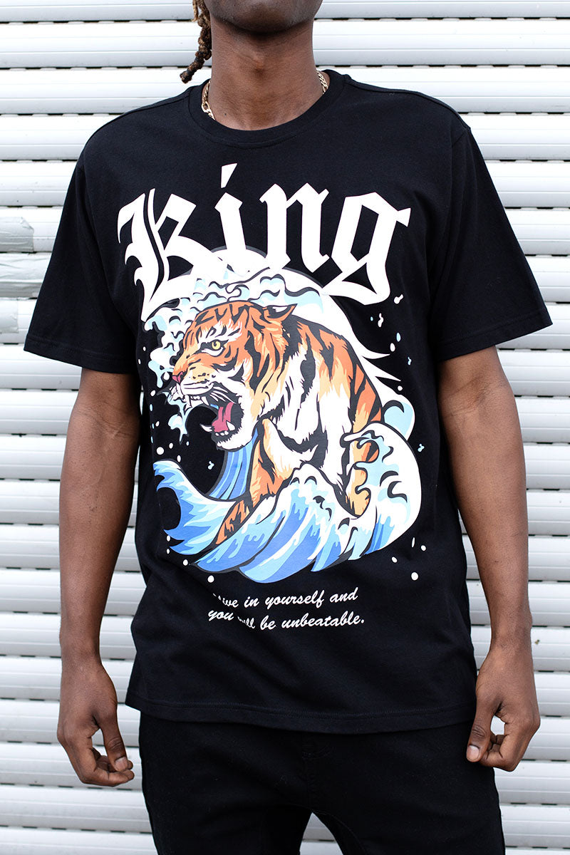 Wave Tiger King T-Shirts