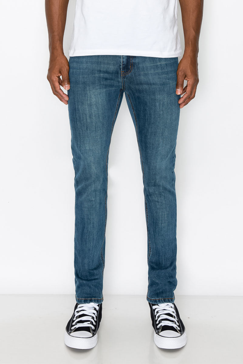 Essential Denim Skinny Jeans - Desert Blue