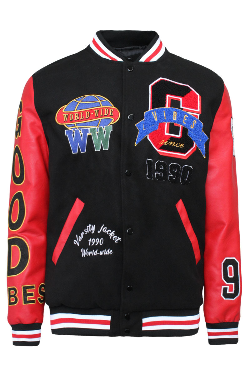 Good Vibes Varsity Jacket