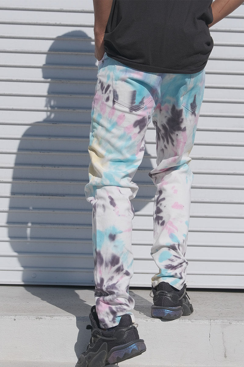 UNUSED tie die denim pants UW0959 タイダイ UNUSED アンユーズド tie