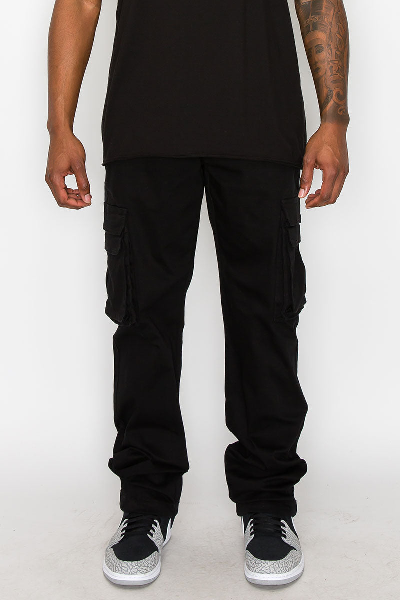 BAGGY FIT MULTIPLE POCKET CARGO PANTS
