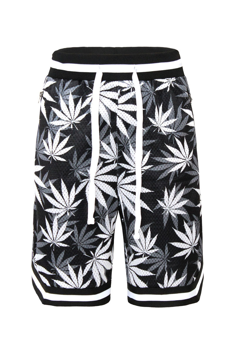 Air Mesh Leaf Basketball Shorts