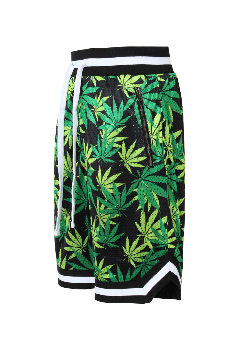 Air Mesh Leaf Basketball Shorts