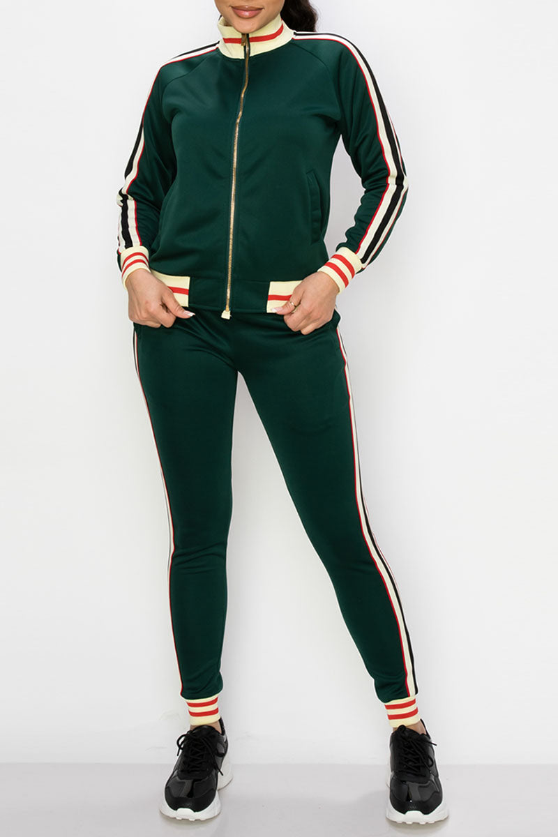 Women's Tracksuit Bottoms with full side zips – Adaptawear