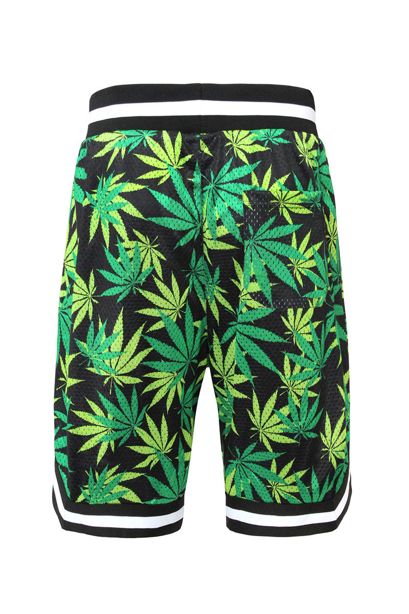 Air Mesh Leaf Basketball Shorts