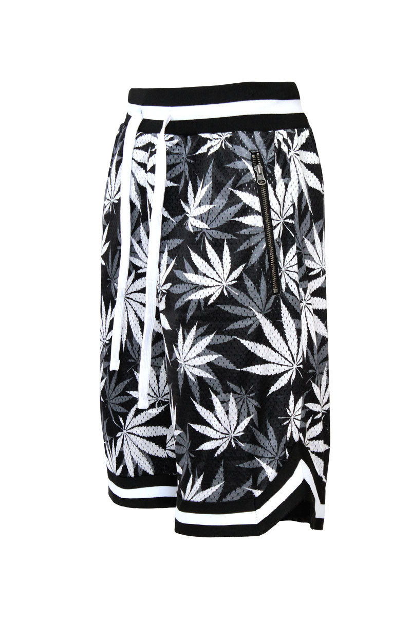 Air Mesh Leaf Basketball Shorts