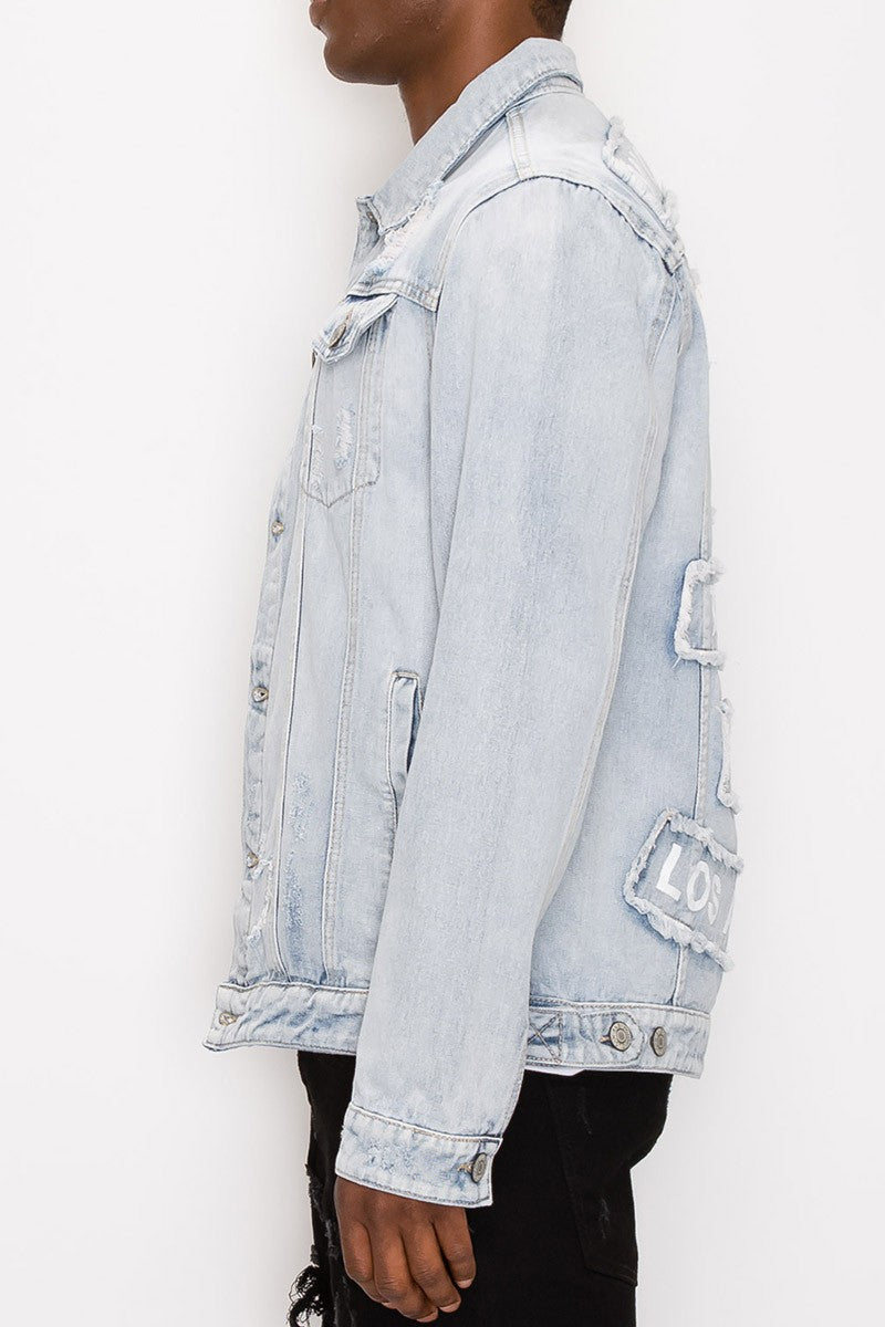 World Tour Denim Jacket - Light Indigo