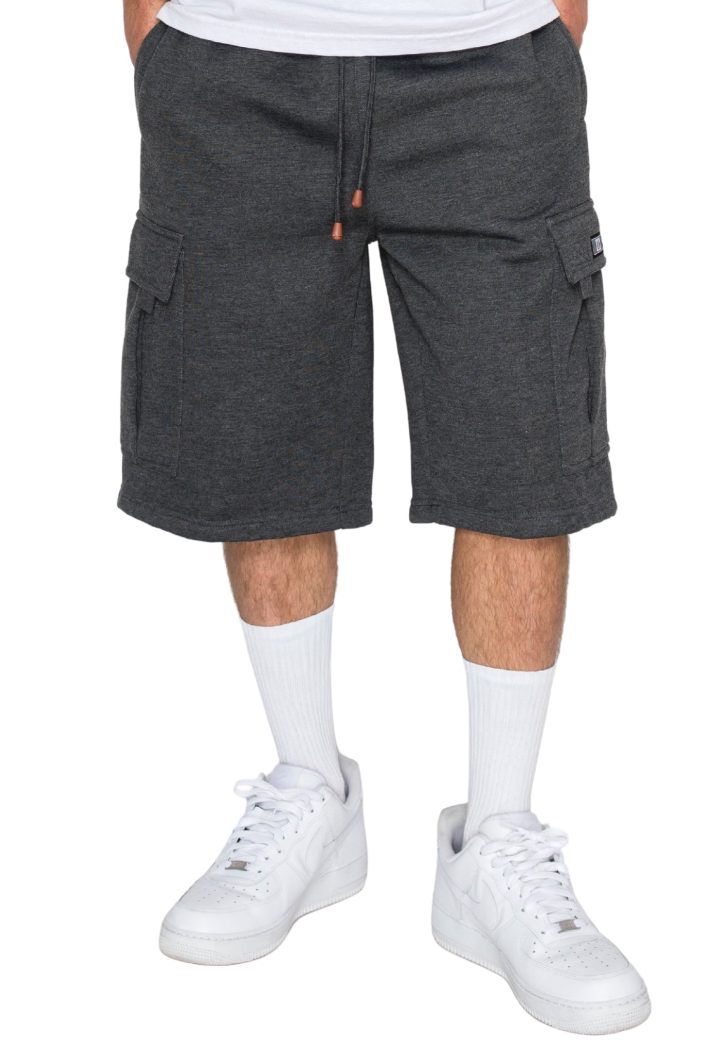 Men's RESTRICT Baggy Fit Cargo Fleece Shorts | VICTORIOUS