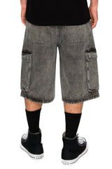 VAULT Baggy Fit Cargo Denim Shorts