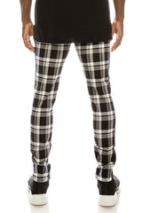 Plaid Pants - Black