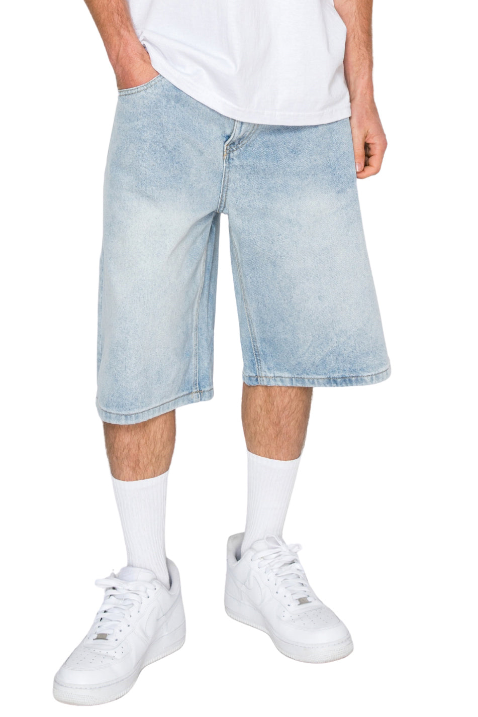 Men's SUMMIT Baggy Fit Denim Shorts | VICTORIOUS – VICTORIOUSUSA