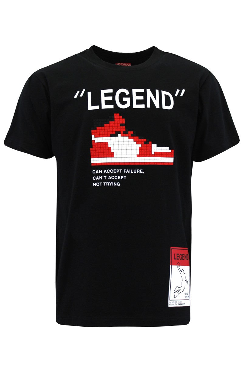 Legend Pixel T-shirts - Black