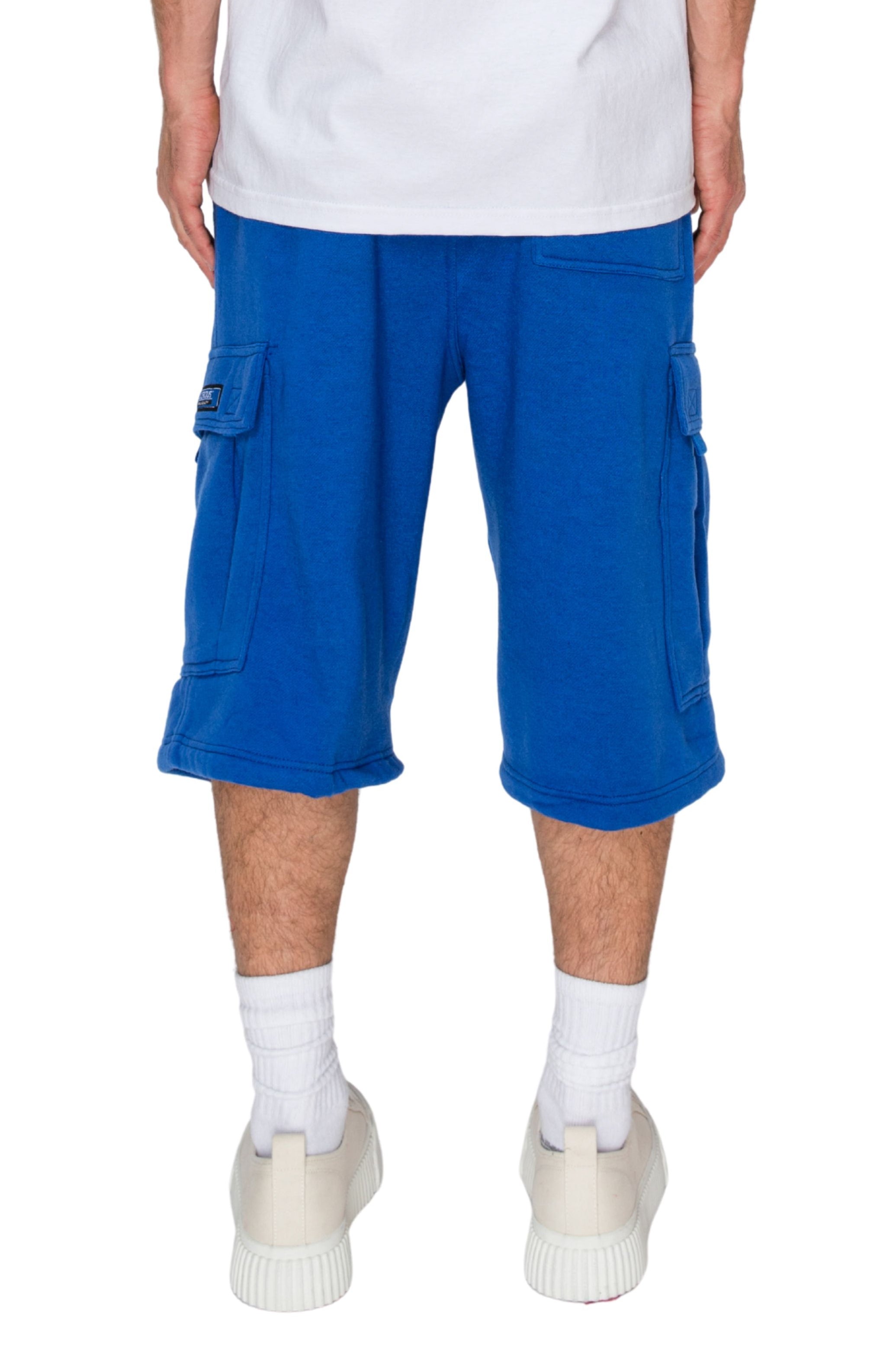 Men's RESTRICT Baggy Fit Cargo Fleece Shorts | VICTORIOUS