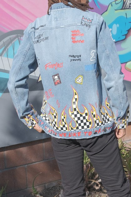 WE LIKE TO PARTY DENIM JACKET