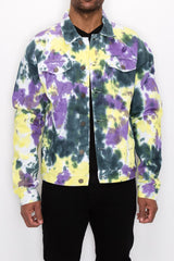 Tie Dye Denim Jacket