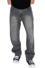 ATLAS Essential Baggy Denim Jeans - Stone Black
