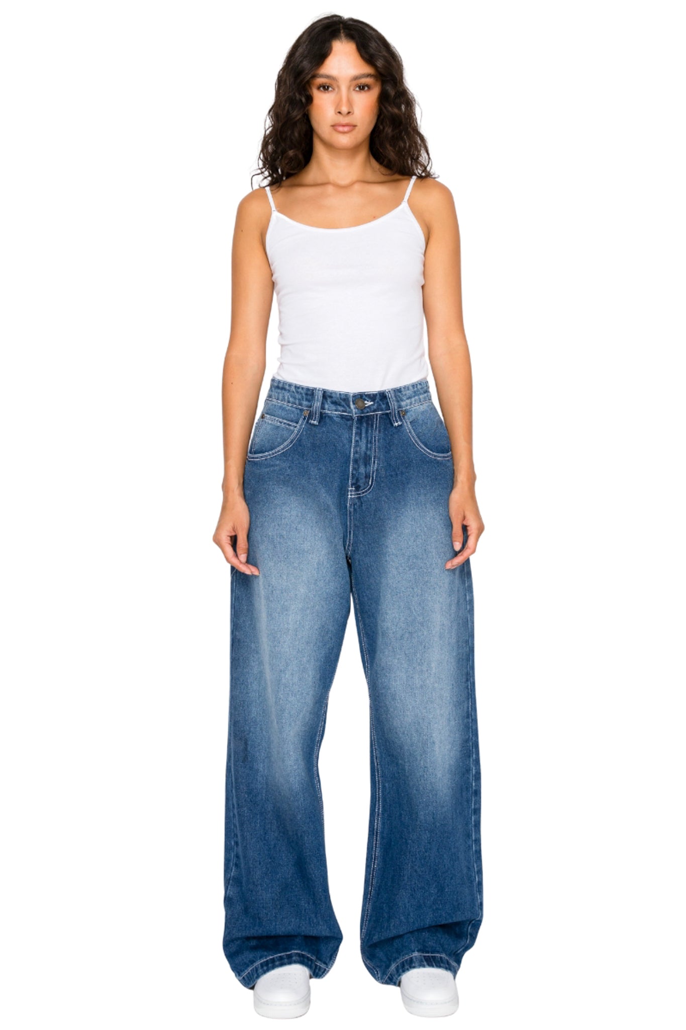 Women's Ultra Baggy Wide-Leg Denim Jeans