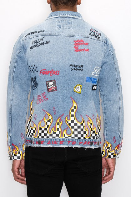 WE LIKE TO PARTY DENIM JACKET
