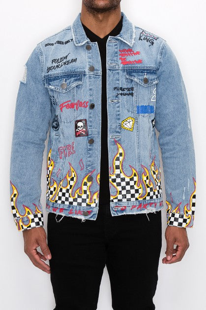 We Like To Party Denim Jacket