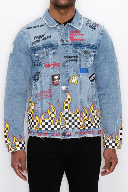 WE LIKE TO PARTY DENIM JACKET