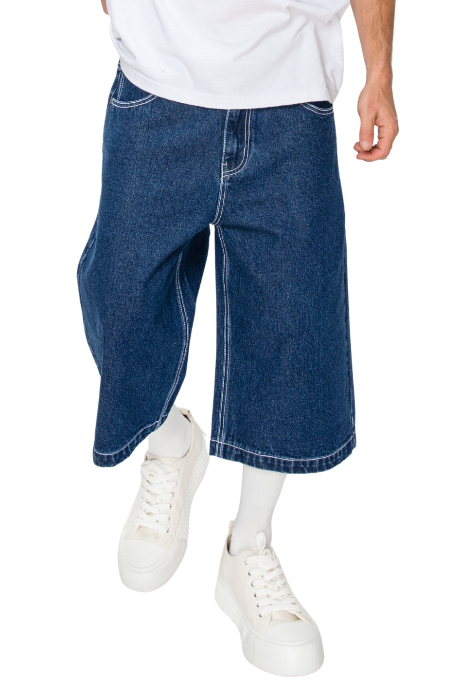Men's AEGIS Ultra Baggy Y2K Denim Jorts | VICTORIOUS – VICTORIOUSUSA