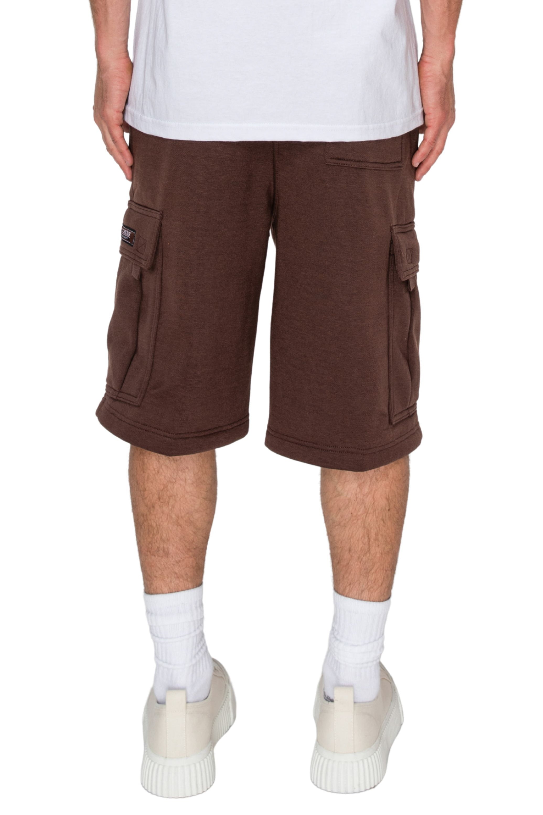 Men's RESTRICT Baggy Fit Cargo Fleece Shorts | VICTORIOUS