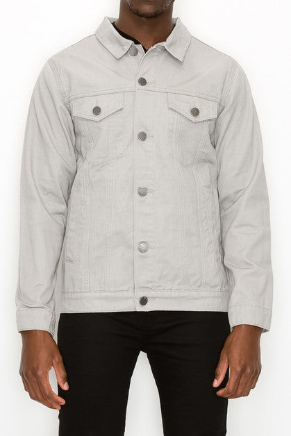 Essential Colored Denim Jacket