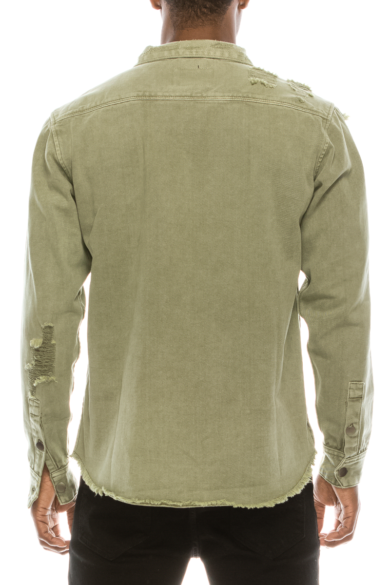 トップス VAULTROOM DENIM OVERSHIRT / NATURAL VAULTROOM DENIM OVERSHIRT / NATURAL