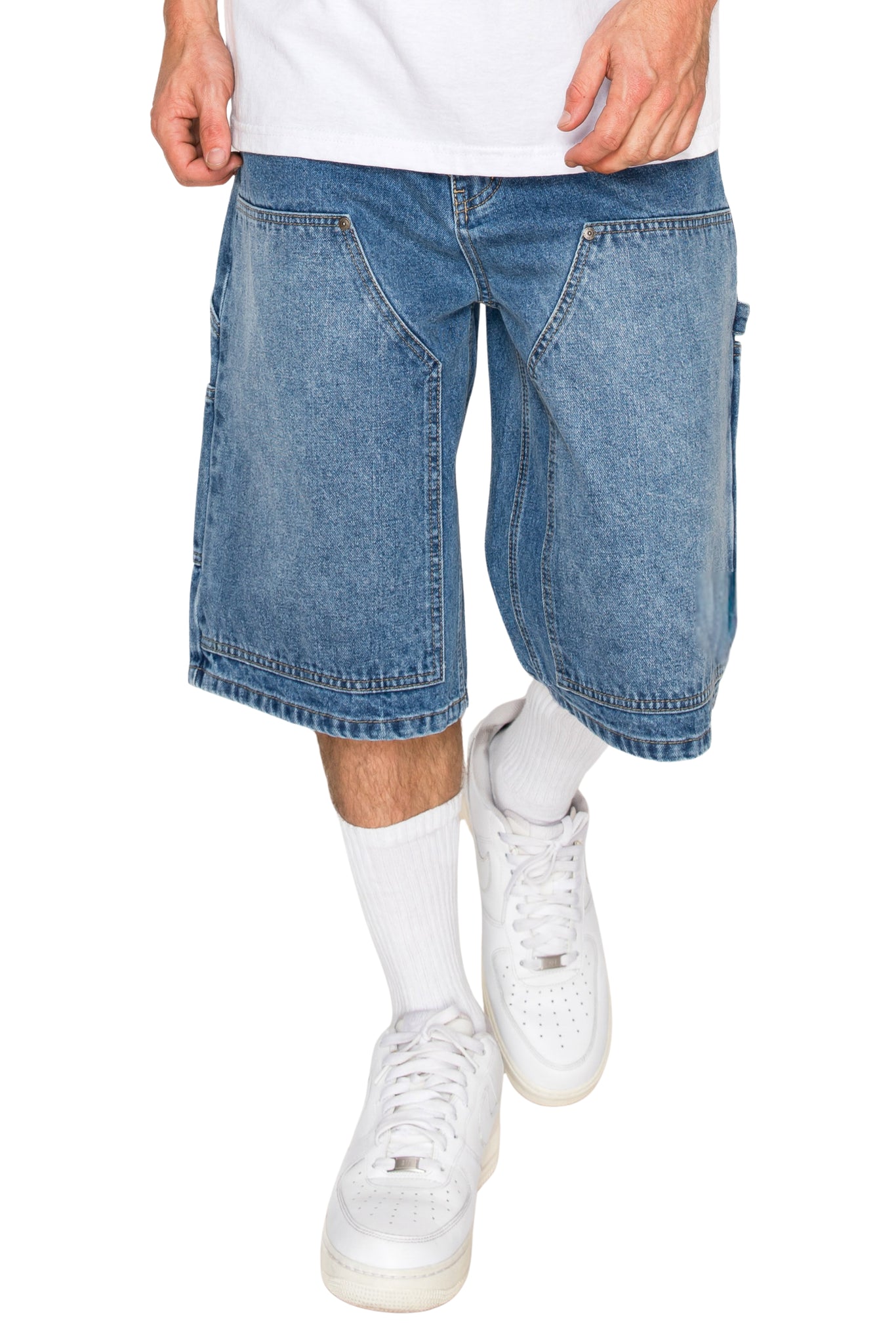 Men's DRAFT Baggy Fit Carpenter Denim Shorts | VICTORIOUS