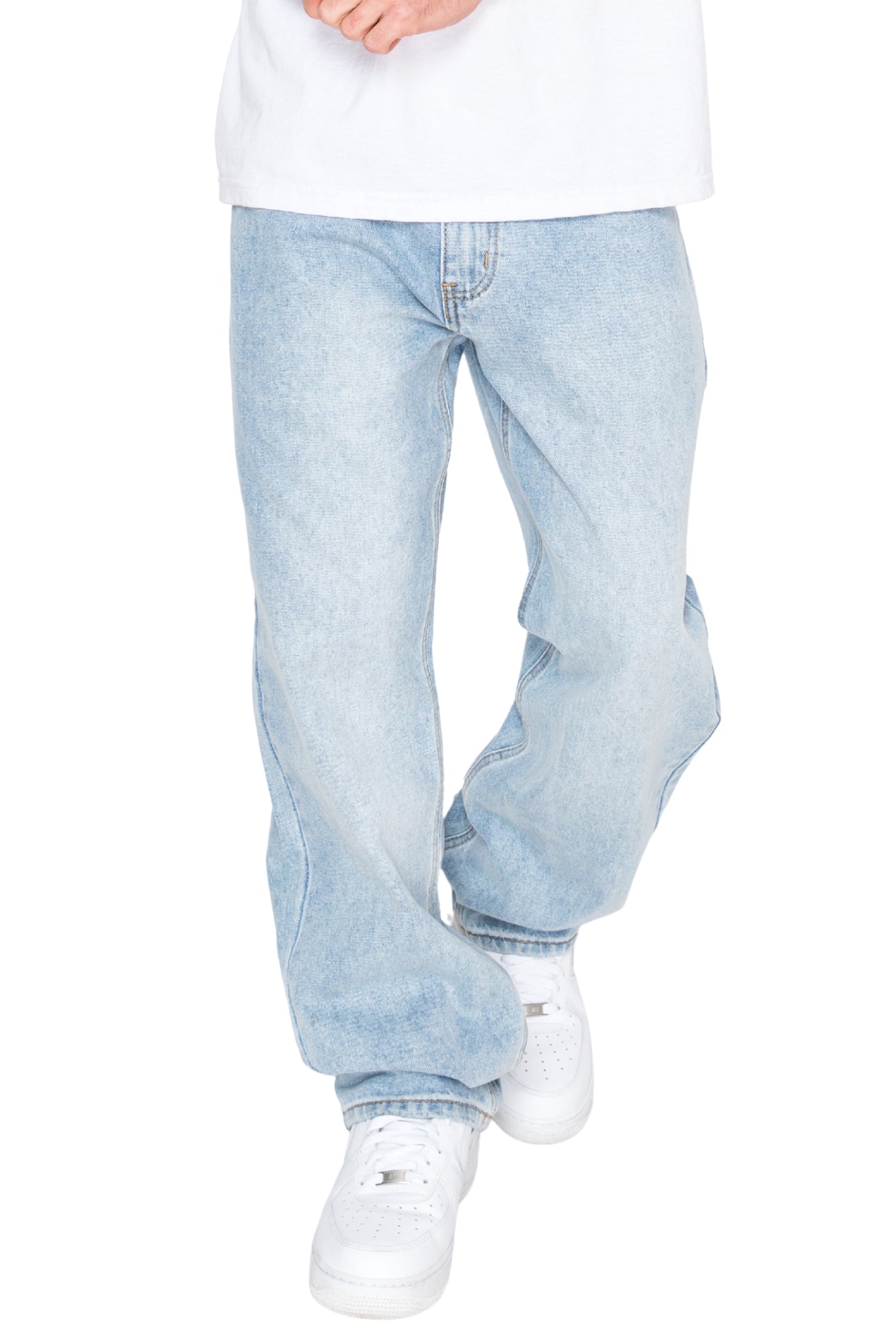 Essential Baggy Denim Jeans - Lt.Indigo