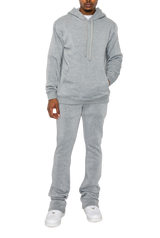 Flare Stacked Fleece Pants