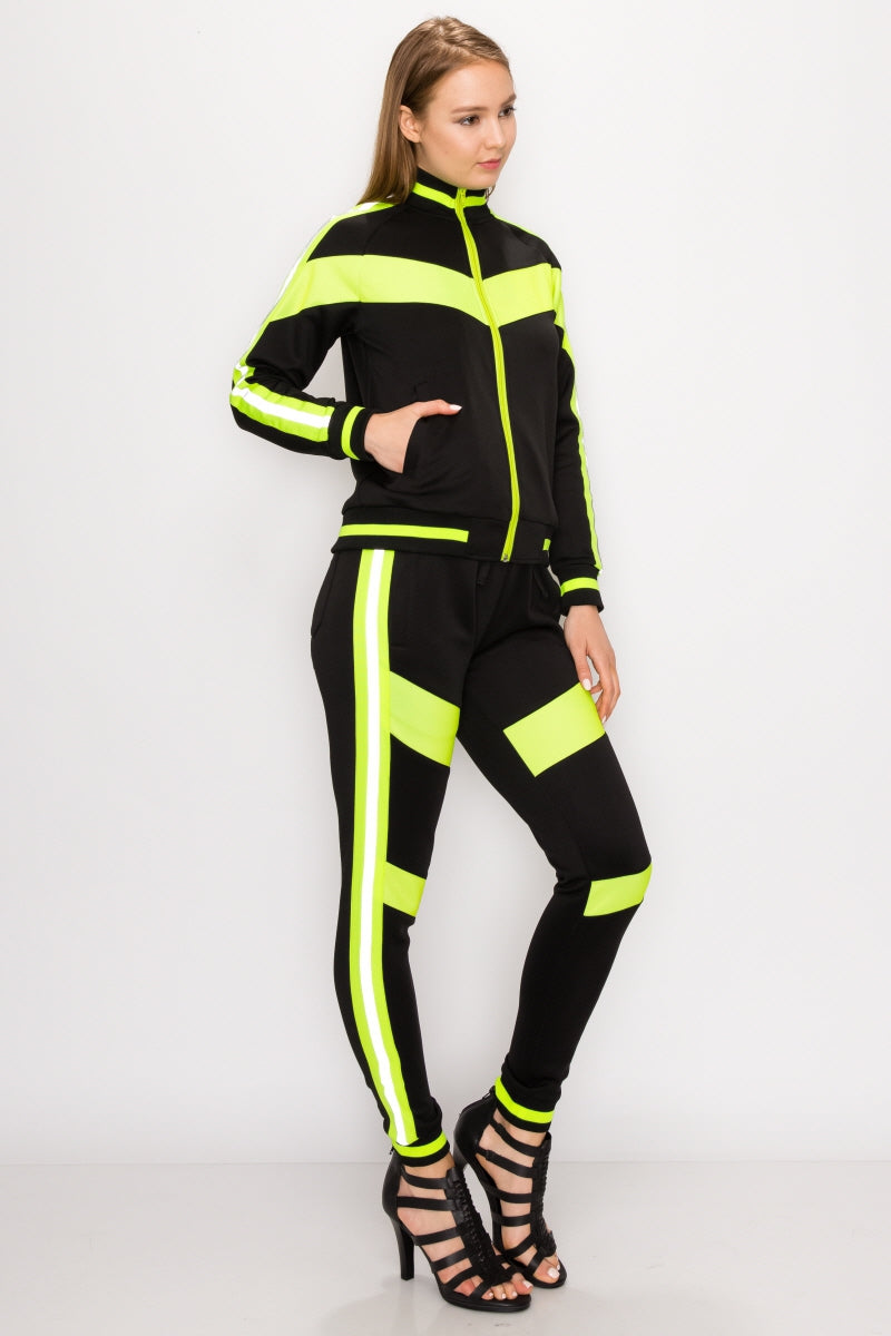 Women's Reflective Moto Track Suit – VICTORIOUSUSA