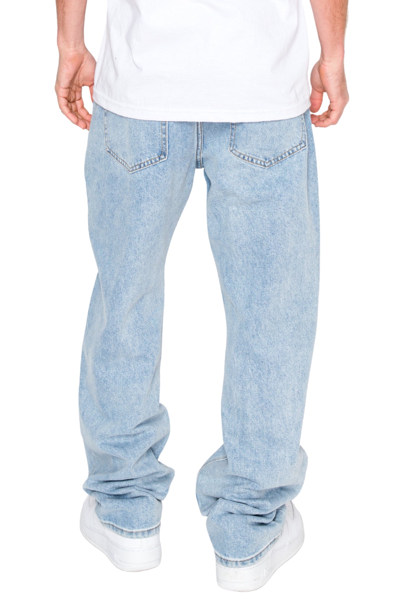 Essential Baggy Denim Jeans - Lt.Indigo